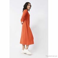 Sweater Dress with Mock Turtle Neck, Women Sweater - Trademart.pk