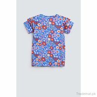 Girls Floral T-Shirt With Frills, Girls Tops & Tees - Trademart.pk