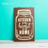 The Kitchen Is The Heart Of The Home - Wall Hanging, Wall Hangings - Trademart.pk