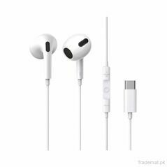 Baseus – C17 Type-C In-Ear Headphones, Wired Headset with Mic, Mobile Headphone - Trademart.pk