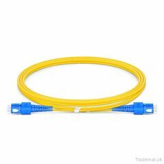 1m (3ft) SC UPC to SC UPC Duplex OS2 Single Mode PVC (OFNR) 2.0mm Fiber Optic Patch Cable #40234, Fiber Patch Cord - Trademart.pk