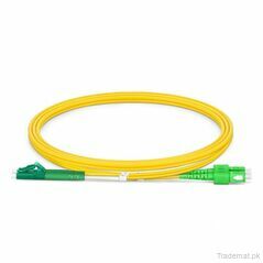 1m (3ft) LC APC to SC APC Duplex OS2 Single Mode PVC (OFNR) 2.0mm Fiber Optic Patch Cable #41163, Fiber Patch Cord - Trademart.pk