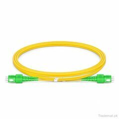 1m (3ft) SC APC to SC APC Duplex OS2 Single Mode PVC (OFNR) 2.0mm Fiber Optic Patch Cable #41233, Fiber Patch Cord - Trademart.pk