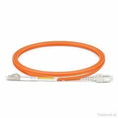 1m (3ft) LC UPC to SC UPC Duplex OM1 Multimode PVC (OFNR) 2.0mm Fiber Optic Patch Cable #43439, Fiber Patch Cord - Trademart.pk