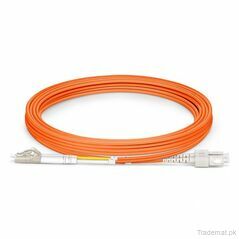 3m (10ft) LC UPC to SC UPC Duplex 3.0mm PVC (OFNR) OM1 Multimode Fiber Optic Patch Cable #68831, Fiber Patch Cord - Trademart.pk