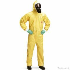 DuPont Tychem C CHA5 Yellow Chemical Coverall, Chemical Safety Cloth - Trademart.pk