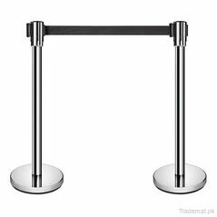 Crowd Control Barrier Retractable Queue Pole, Security Grilles - Trademart.pk