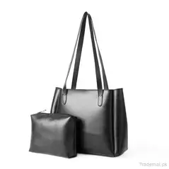 Wide bag Black, Shoulder Bags - Trademart.pk