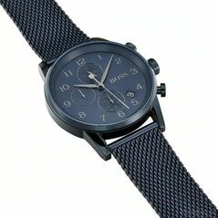 Hugo Boss Men’s Quartz Stainless Steel Blue Dial 44mm Watch 1513538, Watches - Trademart.pk