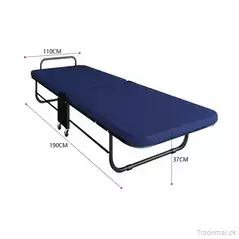 Hospital Bed Foldable Bed Single Bed Mattress Beds Durable Frame, Folding Bed - Trademart.pk