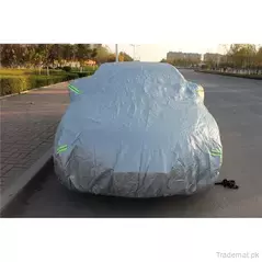 Leader Accessories Car Cover UV Protection Basic Guard 3 Layer Breathable Dust Proof Waterproof Universal Fit Full Car Cover, Car Top Cover - Trademart.pk