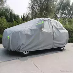 Light Shell Waterproof UV-Proof Windproof Design Car Cover with Zipper Storage and Lock for All Weather Indoor Outdoor Fit 191-200 Inches Sedan Car Covers, Car Top Cover - Trademart.pk