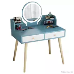 Nordic Dresser Mirrored Dressing Makeup Vanity Desk Bedroom Furniture, Dresser - Dressing Table - Trademart.pk
