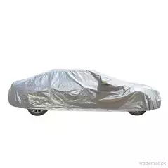 Polyester Car Cover for Hatchback Tarpaulin Garage, Car Top Cover - Trademart.pk