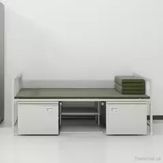 Steel Metal Single Bed Frame with Storage, Bunk Bed - Trademart.pk