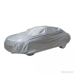 Waterproof All Weather for Automobiles, 6 Layer Heavy Duty Outdoor Cover, Sun Rain UV Protection, Fit Sedan (Length 182-191inch), Car Top Cover - Trademart.pk