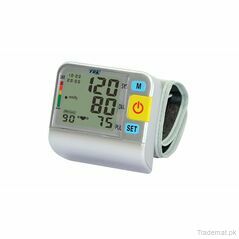 Talking Wrist Blood Pressure Monitor, BP Monitor - Sphygmomanometer - Trademart.pk
