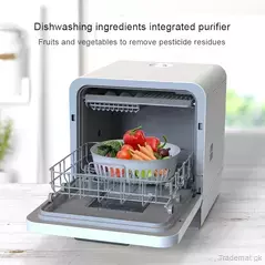 Automatic Smart Dishwasher Countertop Portable Dishwahsers Mini Home Kitchen Dishwashers, Dishwasher - Trademart.pk