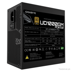 Gigabyte 1000W 80 Plus Gold Fully Modular Power Supply, AC - AC Power Supply - Trademart.pk