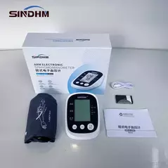 Automatic Machine Digital Sphygmomanometer for Blood Pressure Measuring, BP Monitor - Sphygmomanometer - Trademart.pk