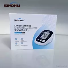 Household Upper Arm Blood Pressure Meter Electronic Digital Blood Pressure Monitor, BP Monitor - Sphygmomanometer - Trademart.pk