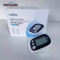 Digital Blood Pressure Monitor Arm Type Sphygmomanometer Machine for Home/Clinic Use, BP Monitor - Sphygmomanometer - Trademart.pk