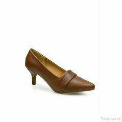 Women Brown Court Shoes Lady54, Heels - Trademart.pk