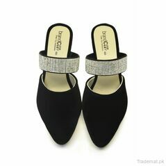 Women Black Party Wear T171, Heels - Trademart.pk
