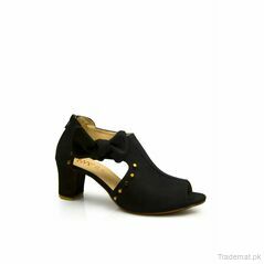 Women Black Partywear Glam141, Heels - Trademart.pk