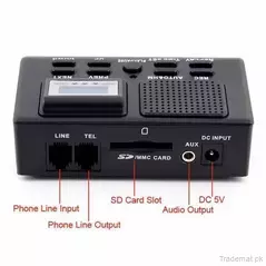 Digital Voice Recorder 16GB, Voice Activated, CNC Copper Alloy, Built in Ultra - Black (Q90), Voice Recorder - Trademart.pk