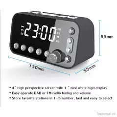 Portable DAB/FM Clock Radio with Big Size LED Display, Radio - Trademart.pk