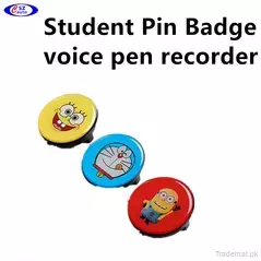Student Pin Badge USB Voice / Audio Pen Recorder with MP3 Player (avp016EQ3), Voice Recorder - Trademart.pk