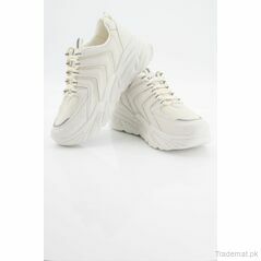 Miles Women White Chunky Sneakers, Sneakers - Trademart.pk