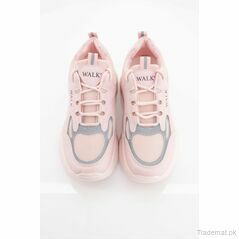 Miles Women Pink Chunky Sneakers, Sneakers - Trademart.pk