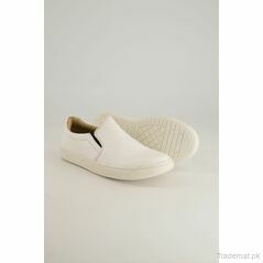 Miles Women White Solid Slip-On Sneakers, Sneakers - Trademart.pk