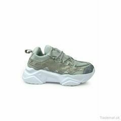 Women Grey Sneakers F52, Sneakers - Trademart.pk