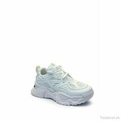 Women White Sneakers F24, Sneakers - Trademart.pk
