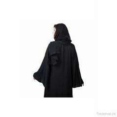 Women Solid Black Abaya Burqa Ci71, Abayas - Trademart.pk