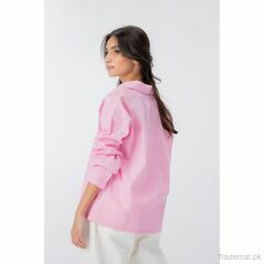 West Line Women Pink Checkered Cotton Shirt, Womens Shirts - Trademart.pk