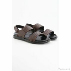 Xarasoft Men Dark Brown Shoes, Sandals - Trademart.pk