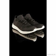 Move Men Gray Lightweight Sneakers, Sport Shoes - Trademart.pk