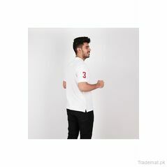 Level Men White Solid Polo T-Shirt, Men T-Shirts - Trademart.pk