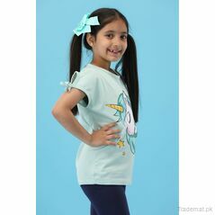 Yellow Bee Girls L-Green T-Shirt, Girls Tops & Tees - Trademart.pk