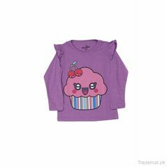 Yellow Bee Girls Light Purple T-Shirt, Girls Tops & Tees - Trademart.pk