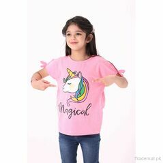 Yellow Bee Girls Light Pink T-Shirt, Girls Tops & Tees - Trademart.pk