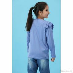Yellow Bee Girls L-Blue T-Shirt, Girls Tops & Tees - Trademart.pk