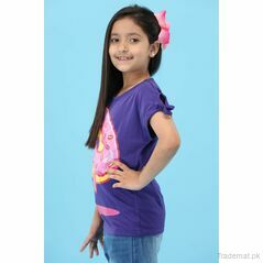 Yellow Bee Girls D-Purple T-Shirt, Girls Tops & Tees - Trademart.pk