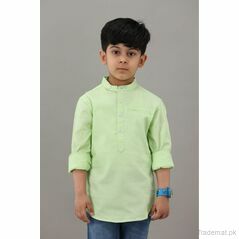 Yellow Bee Boys L-Green Casual Shirt, Boys Shirts - Trademart.pk
