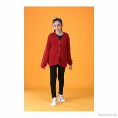 Level Girls Red Sweater, Girls Sweaters - Trademart.pk