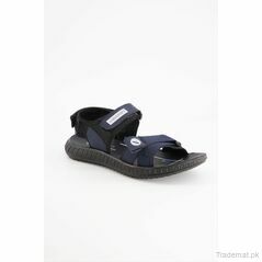Xarasoft Boys Black-Blue Sandal, Sandals - Trademart.pk